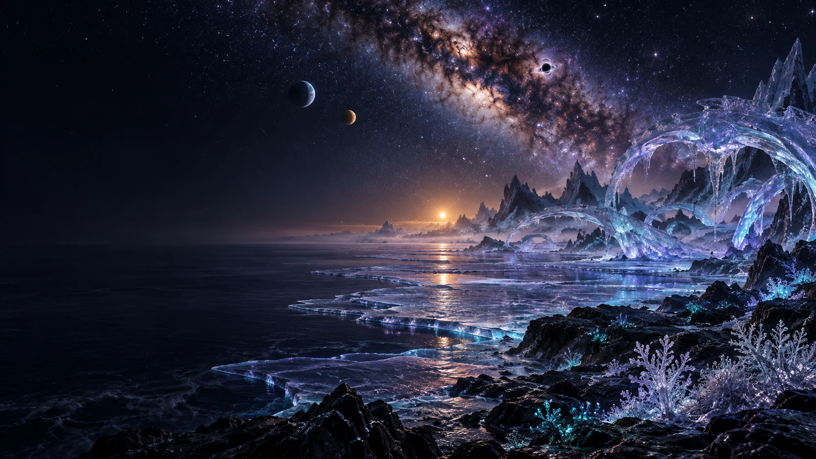 Alien landscape of Caelum