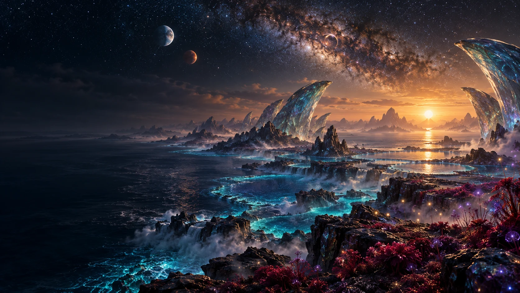 Alien landscape of Verdantis