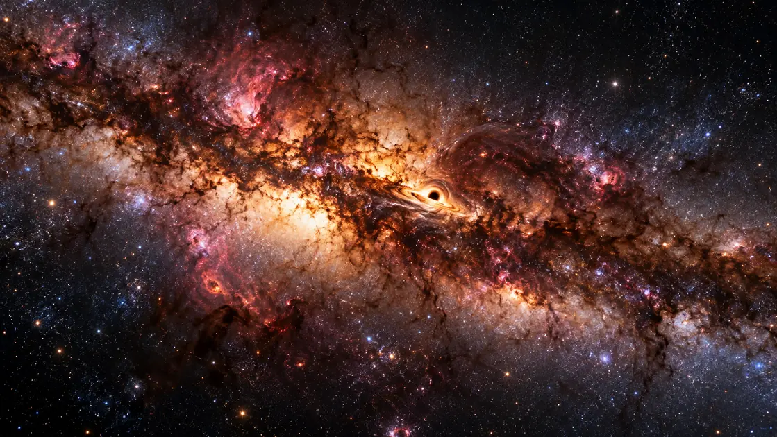 Galactic Center concept illustration